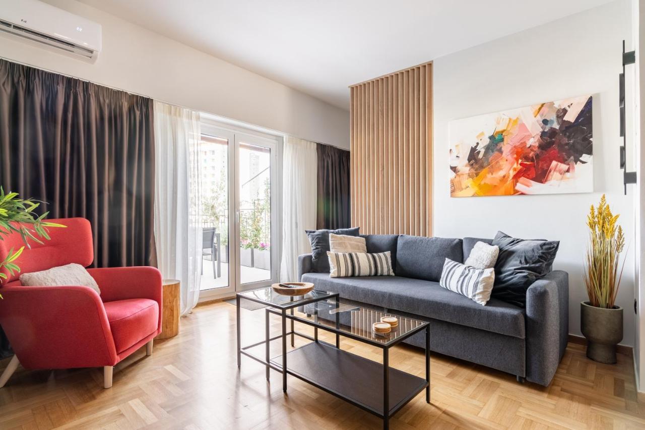 Athena Blue Lux Apartments 2Br 2Ba With City Skyline View, Near Kolonaki Atenas Exterior foto