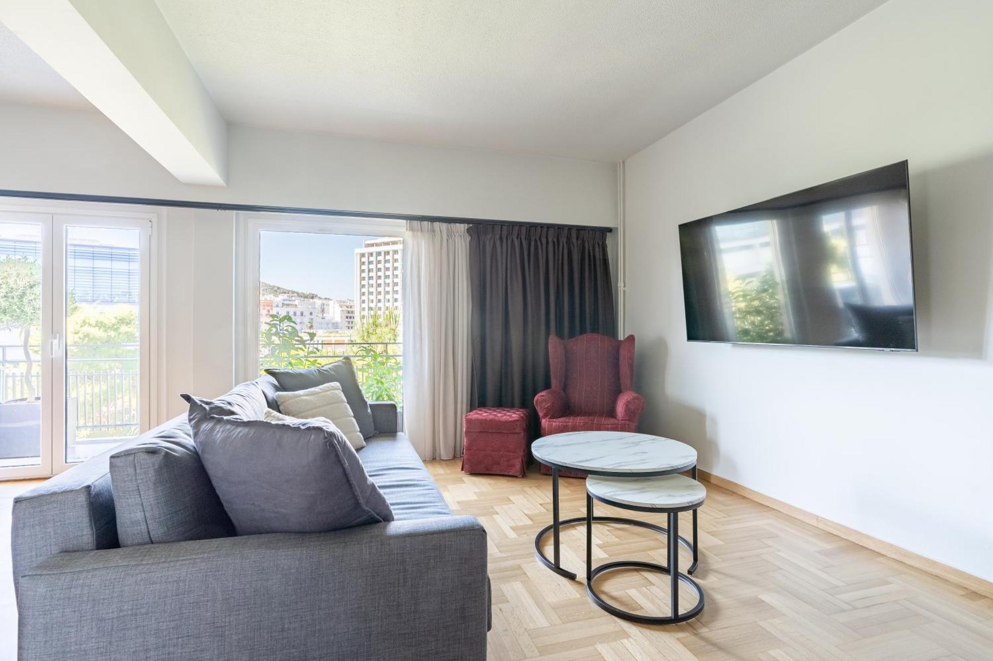 Athena Blue Lux Apartments 2Br 2Ba With City Skyline View, Near Kolonaki Atenas Exterior foto